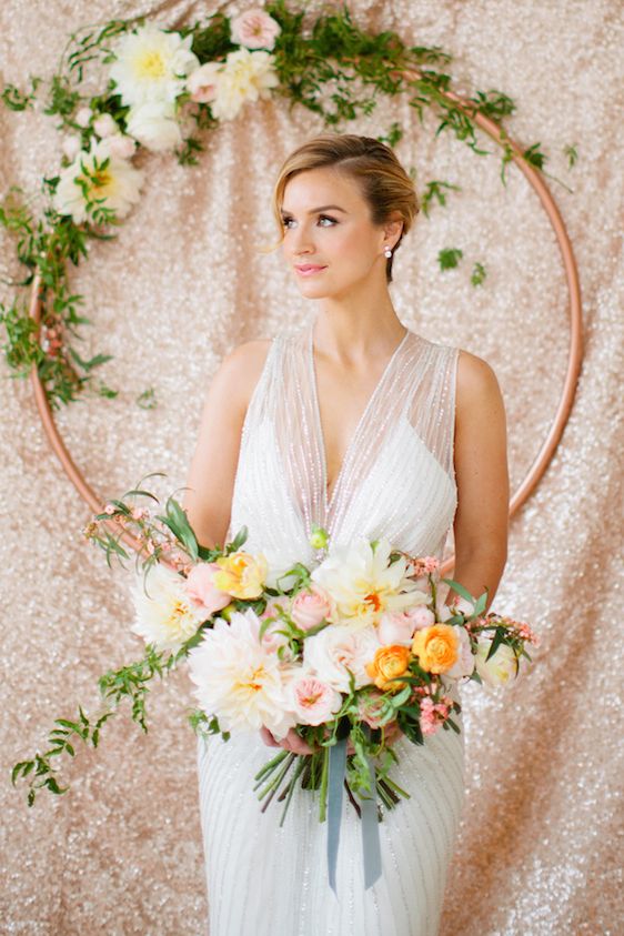  A Styled Shoot | Mint Meets Rose Gold in NYC with Minted, Production by The Perfect Palette, Design and Florals by Juli Vaughn Designs, Planning by Color Pop Events, Captured by Betsi Ewing Photography at 404NYC