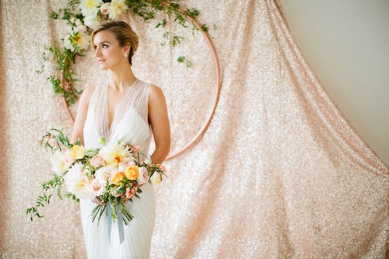  Mint Meets Rose Gold in NYC with Minted, Production by The Perfect Palette, Design and Florals by Juli Vaughn Designs, Planning by Color Pop Events, Captured by Betsi Ewing Photography at 404NYC