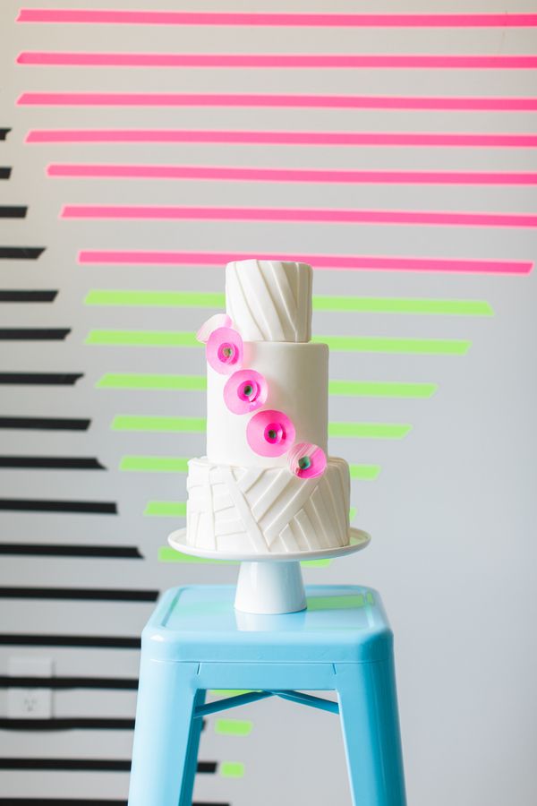  Neon Wedding Editorial With Modern Details