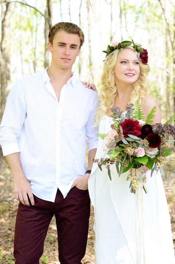  A Bohemian Woodland Engagement Shoot, Tangie Renee Photography, event design by Pop + Fizz, florals by Birds of a Feather Weddings + Events