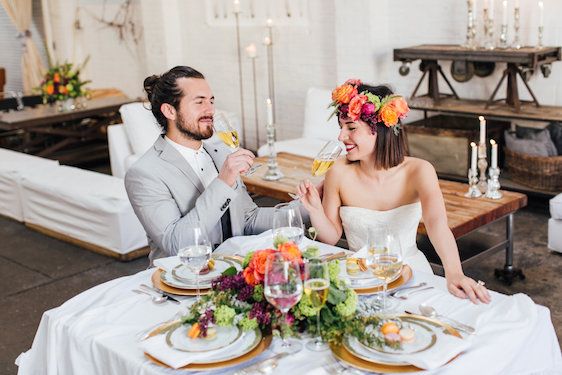  Bright Bohemian Brooklyn Wedding Shoot, Amber Marlow Photography, florals by Atelier Roquette, event design by White Elephant Events