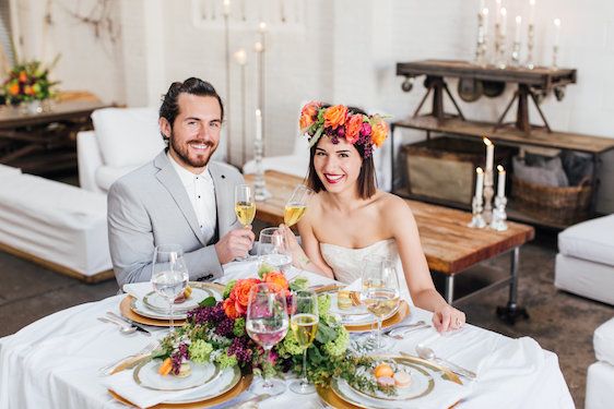  Bright Bohemian Brooklyn Wedding Shoot, Amber Marlow Photography, florals by Atelier Roquette, event design by White Elephant Events