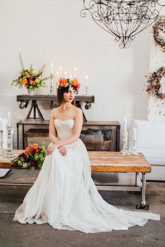  Bright Bohemian Brooklyn Wedding Shoot, Amber Marlow Photography, florals by Atelier Roquette, event design by White Elephant Events