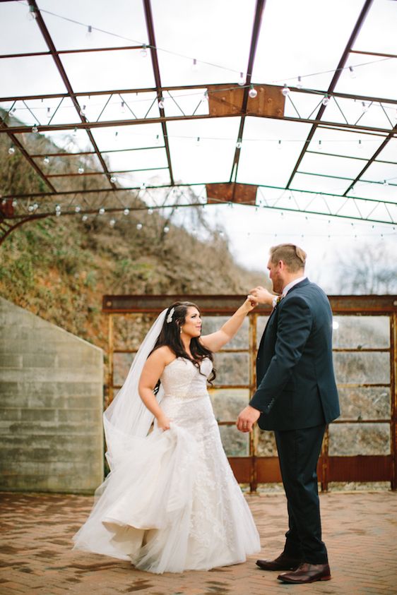  Urban Tennessee Wedding with Industrial Boho Details, photography by JoPhoto