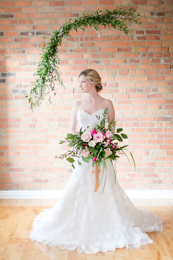  Modern Pink + Green Wedding Ideas that Pop, Anna Grace Photography, Pop the Cork Designs, Flourish Floral Artistry
