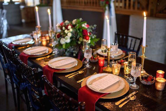  Vintage Glam with Berries + Gold, Carey Rose Photography, florals by Rusted Vase, Crossroads Weddings