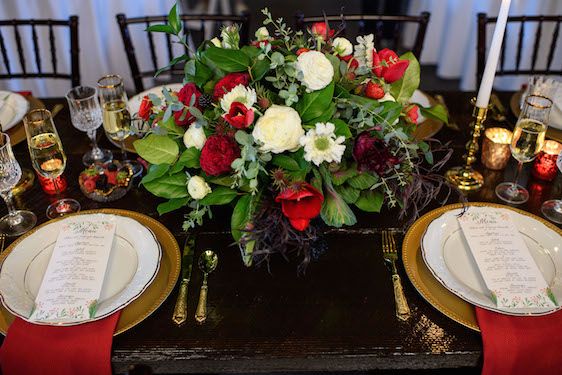  Vintage Glam with Berries + Gold, Carey Rose Photography, florals by Rusted Vase, Crossroads Weddings