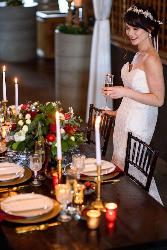  Vintage Glam with Berries + Gold, Carey Rose Photography, florals by Rusted Vase, Crossroads Weddings