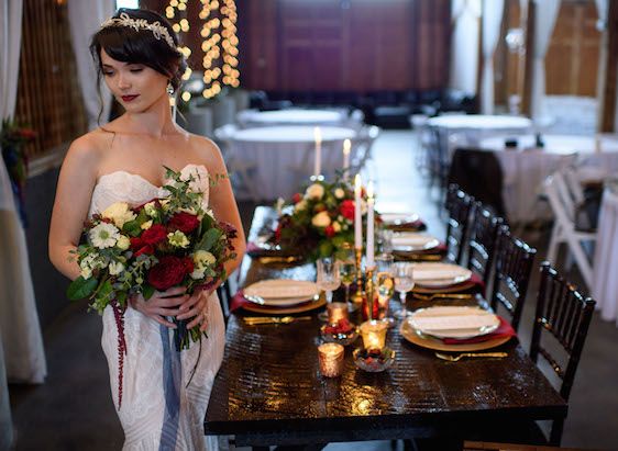  Vintage Glam with Berries + Gold, Carey Rose Photography, florals by Rusted Vase, Crossroads Weddings