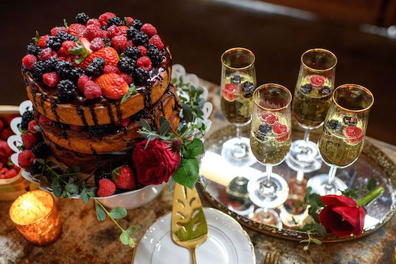  Vintage Glam with Berries + Gold, Carey Rose Photography, florals by Rusted Vase, Crossroads Weddings