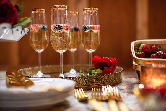  Vintage Glam with Berries + Gold, Carey Rose Photography, florals by Rusted Vase, Crossroads Weddings