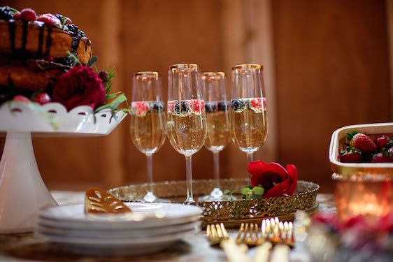 Vintage Glam with Berries + Gold, Carey Rose Photography, florals by Rusted Vase, Crossroads Weddings