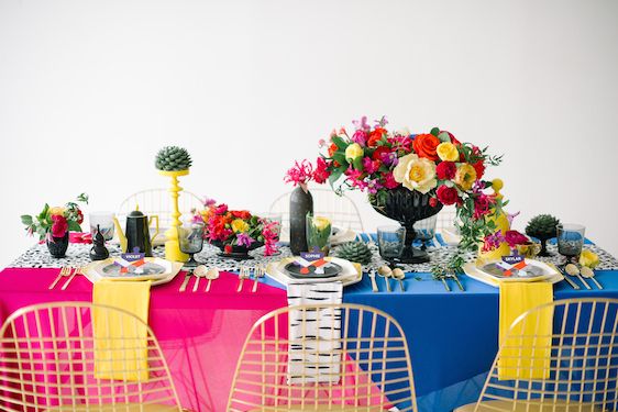  DVF Inspired Bridesmaid Party | Color Pop Events, Brklyn View Photography, Juli Vaughn Designs
