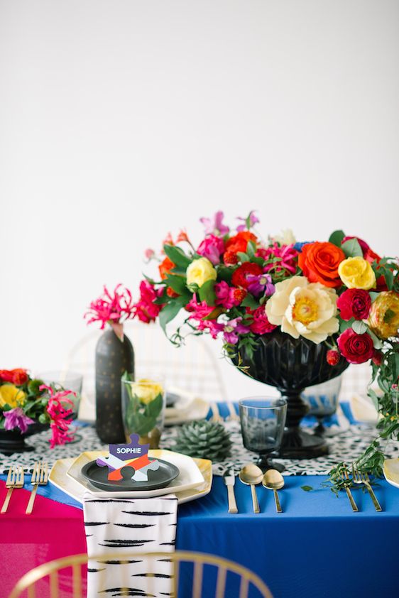  DVF Inspired Bridesmaid Party | Color Pop Events, Brklyn View Photography, Juli Vaughn Designs