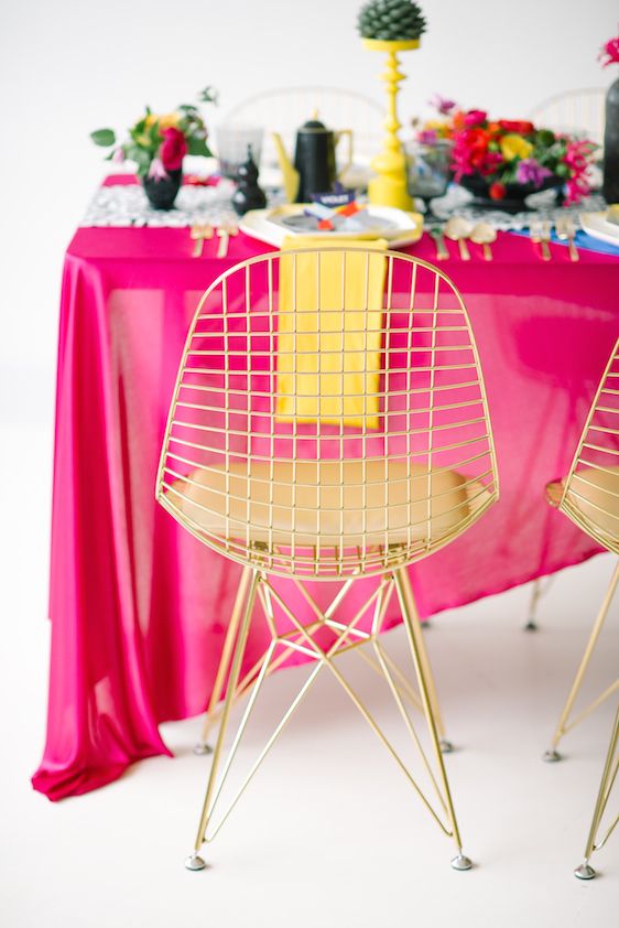  DVF Inspired Bridesmaid Party | Color Pop Events, Brklyn View Photography, Juli Vaughn Designs