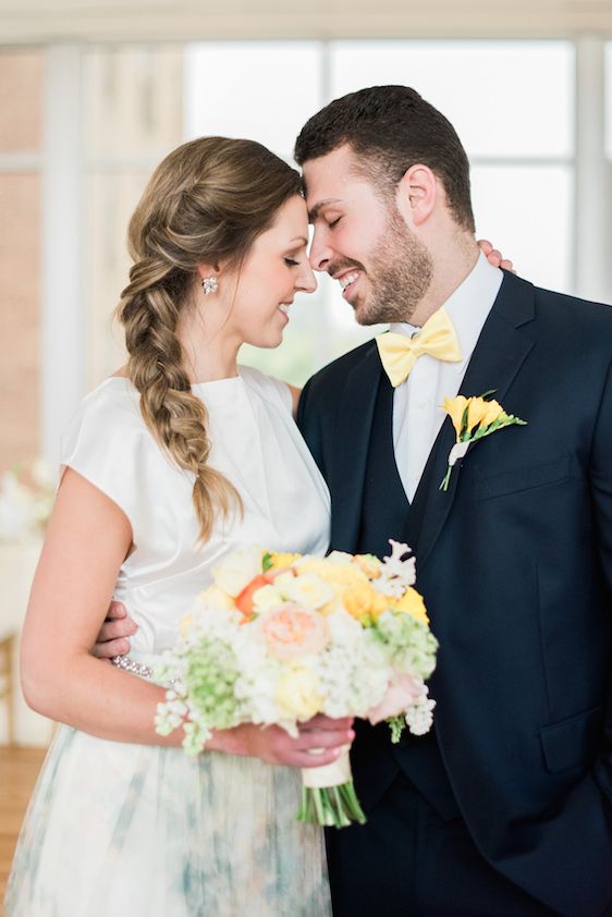  Bright Yellow Floral Inspiration Shoot, A.J. Dunlap Photography, Design by Erin McLean Events, Tre Bella Florist, Cake by Sugar Euphoria