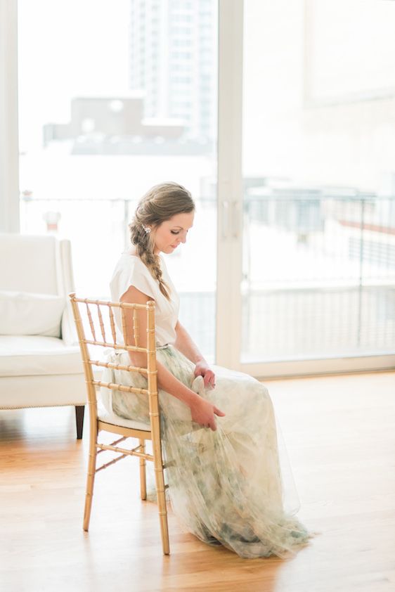  Bright Yellow Floral Inspiration Shoot, A.J. Dunlap Photography, Design by Erin McLean Events, Tre Bella Florist, Cake by Sugar Euphoria