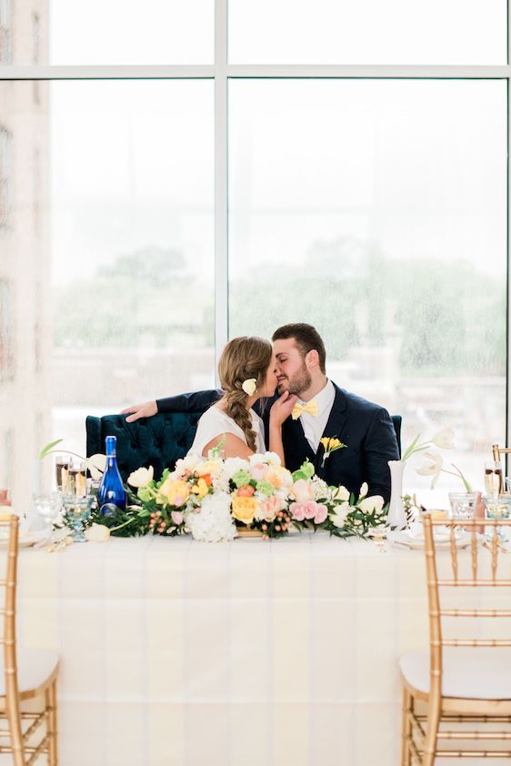  Bright Yellow Floral Inspiration Shoot, A.J. Dunlap Photography, Design by Erin McLean Events, Tre Bella Florist, Cake by Sugar Euphoria