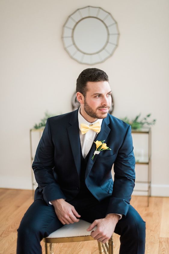  Bright Yellow Floral Inspiration Shoot, A.J. Dunlap Photography, Design by Erin McLean Events, Tre Bella Florist, Cake by Sugar Euphoria