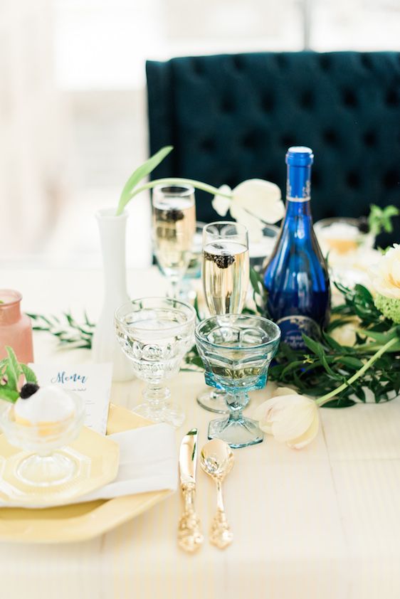 Bright Yellow Floral Inspiration Shoot, A.J. Dunlap Photography, Design by Erin McLean Events, Tre Bella Florist, Cake by Sugar Euphoria