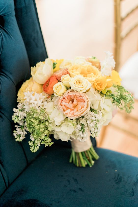  Bright Yellow Floral Inspiration Shoot, A.J. Dunlap Photography, Design by Erin McLean Events, Tre Bella Florist, Cake by Sugar Euphoria