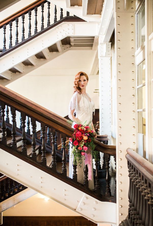  Titanic Inspired Wedding Editorial - Vintage Meets Glam