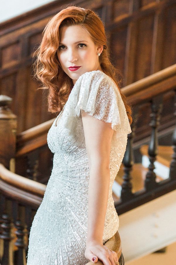  Titanic Inspired Wedding Editorial - Vintage Meets Glam