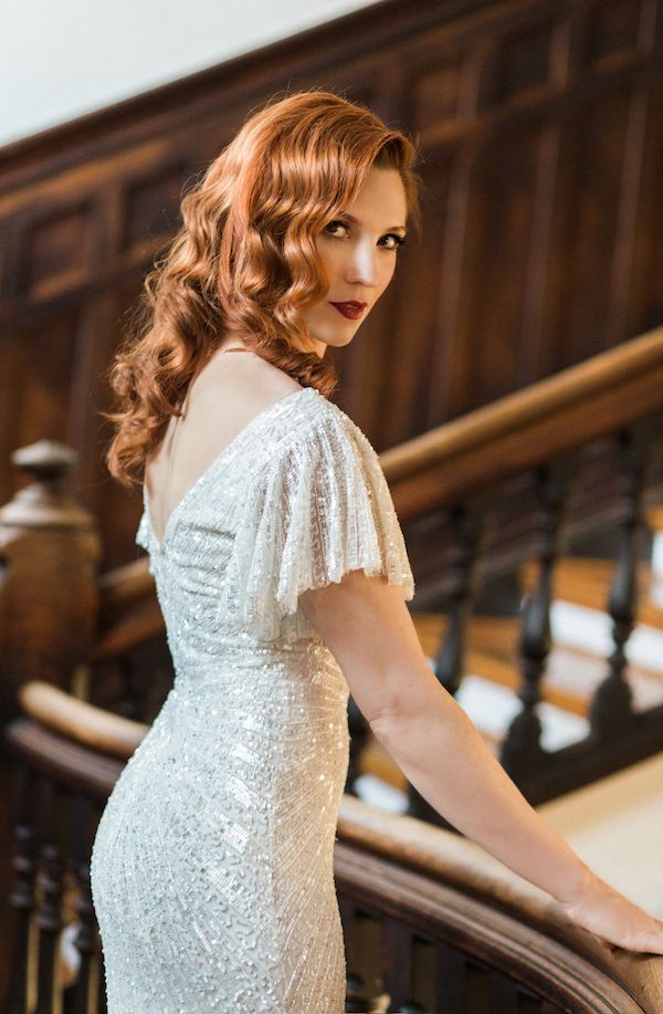  Titanic Inspired Wedding Editorial - Vintage Meets Glam