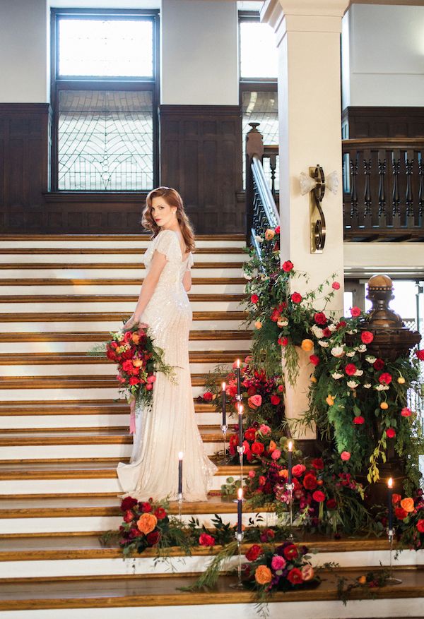  Titanic Inspired Wedding Editorial - Vintage Meets Glam