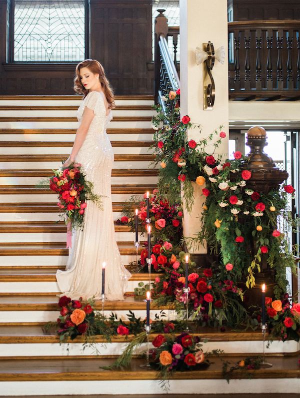  Titanic Inspired Wedding Editorial - Vintage Meets Glam