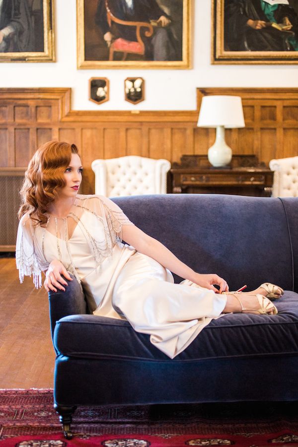  Titanic Inspired Wedding Editorial - Vintage Meets Glam