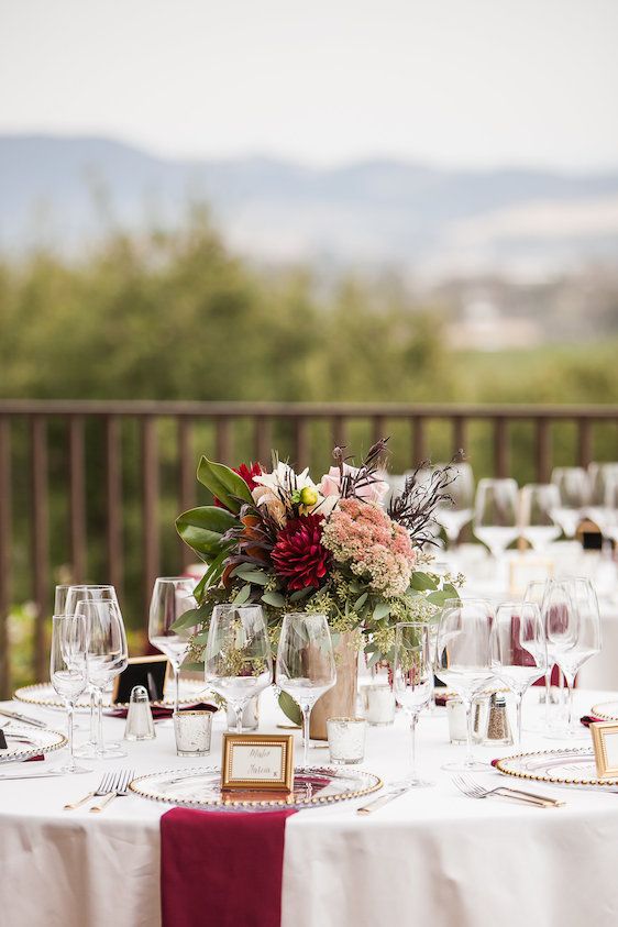  Blush & Burgundy: A Wedding in The Sonoma Vineyards, photos by Kathryn Rummel of Kreate Photography, florals by Bella Vita Event Productions