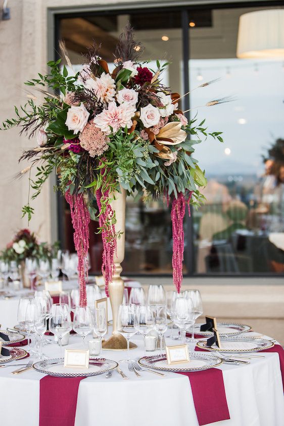  Blush & Burgundy: A Wedding in The Sonoma Vineyards, photos by Kathryn Rummel of Kreate Photography, florals by Bella Vita Event Productions