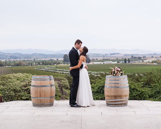  Blush & Burgundy: A Wedding in The Sonoma Vineyards, photos by Kathryn Rummel of Kreate Photography, florals by Bella Vita Event Productions