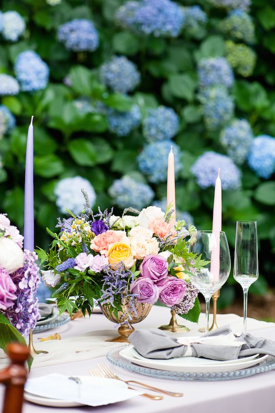  A Garden Gala with Hydrangea & Watercolor Details, Liesl Cheney Photography, Concept, Design, Styling & Florals by Willow Lane Creative