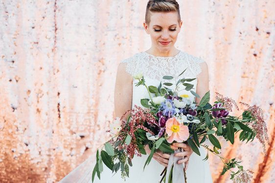  Daily Dose Of Color | Navy Blue + Rose Gold Wedding Fête, Modern Whimsy, Merveille Events, Caitlin McWeeney Photography