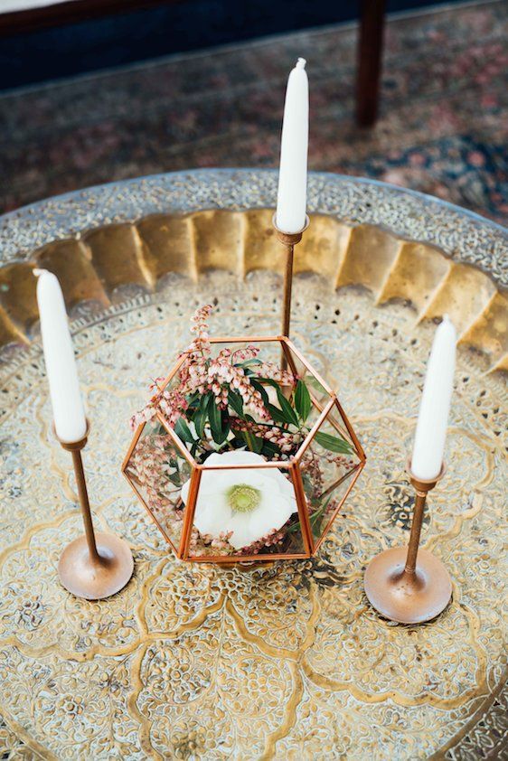  Daily Dose Of Color | Navy Blue + Rose Gold Wedding Fête, Modern Whimsy, Merveille Events, Caitlin McWeeney Photography