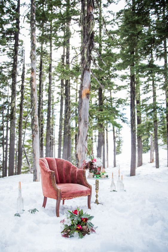 Winter Bridal Inspiration ​on Oregon's Mt Hood​