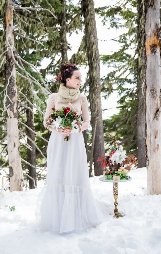 Winter Bridal Inspiration ​on Oregon's Mt Hood​