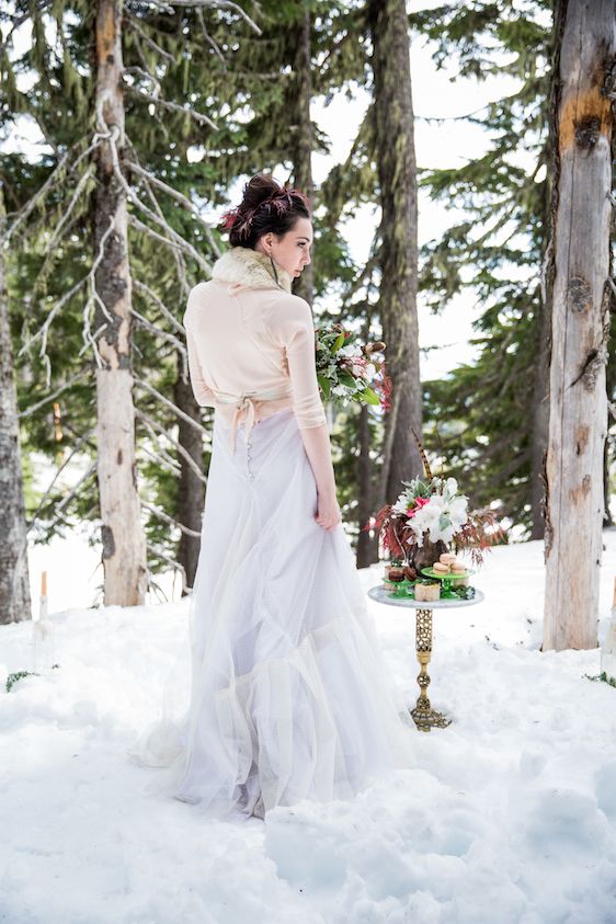 Winter Bridal Inspiration ​on Oregon's Mt Hood​