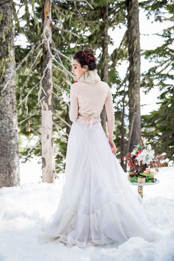 Winter Bridal Inspiration ​on Oregon's Mt Hood​