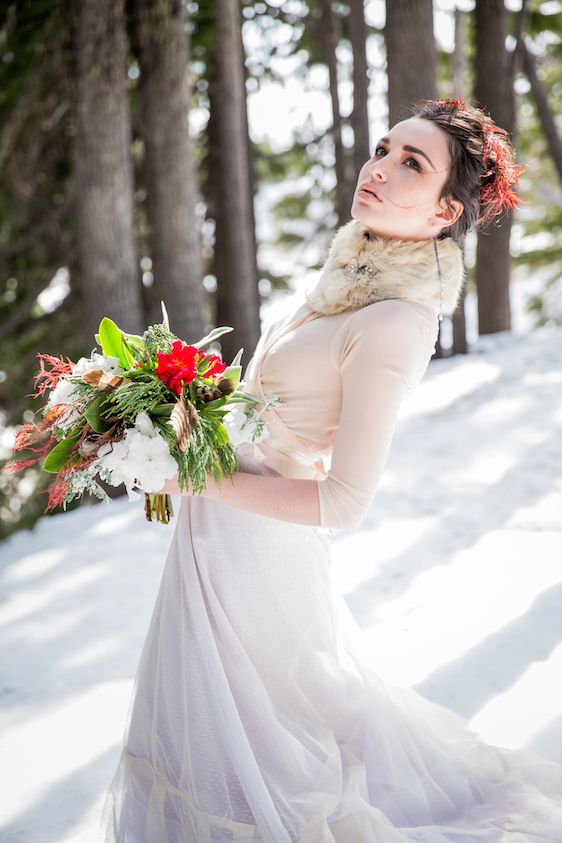 Winter Bridal Inspiration ​on Oregon's Mt Hood​