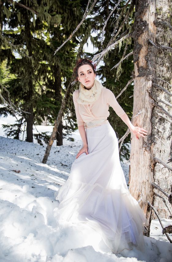 Winter Bridal Inspiration on Oregon's Mt Hood