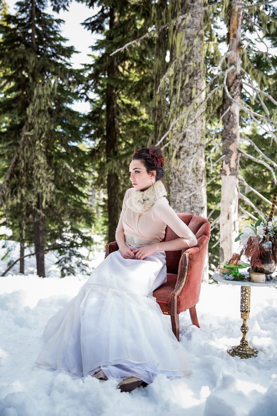 Winter Bridal Inspiration ​on Oregon's Mt Hood​