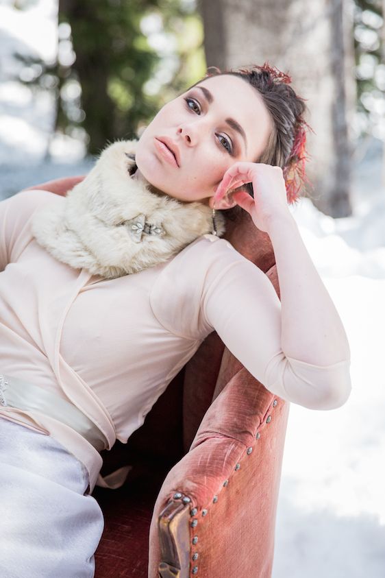 Winter Bridal Inspiration ​on Oregon's Mt Hood​