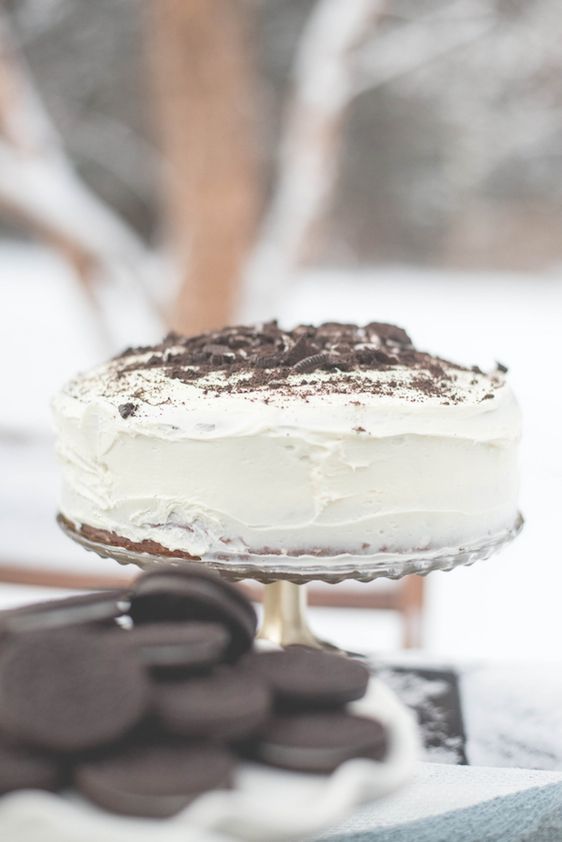 Snowy Milk and Cookies Styled Shoot