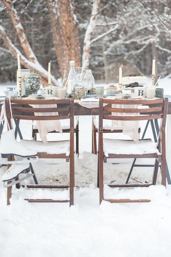 Snowy Milk and Cookies Styled Shoot