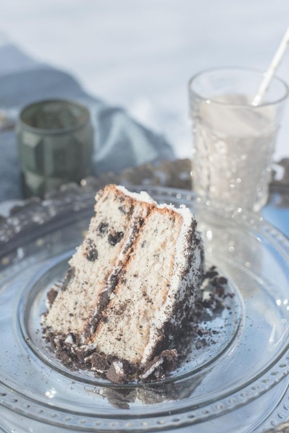 Snowy Milk and Cookies Styled Shoot