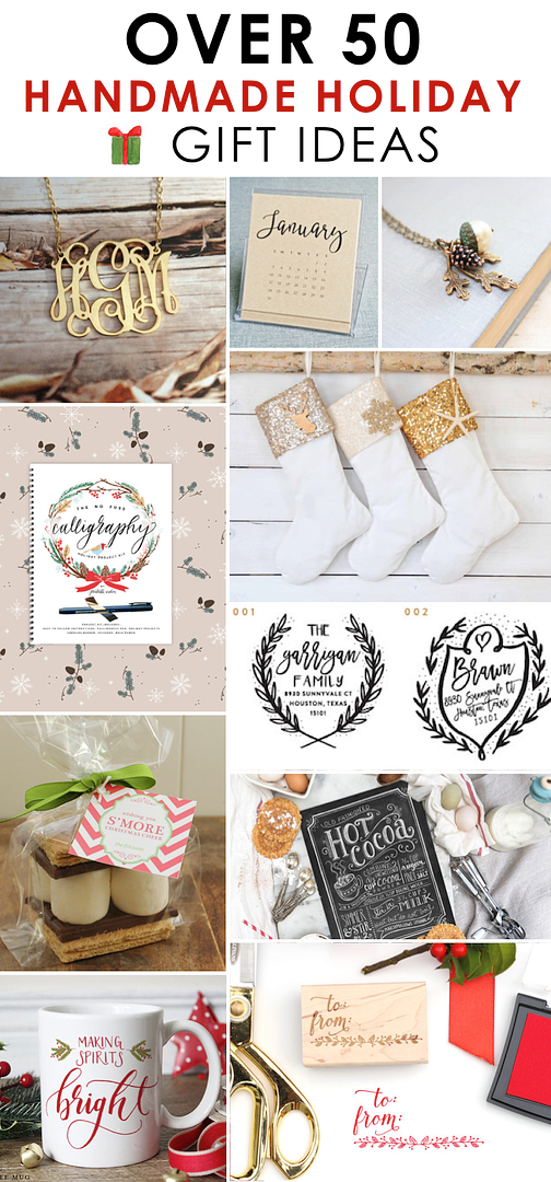 Over 50 Handmade Holiday Gift Ideas!