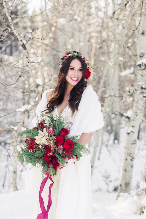  Snowy Winter Wedding Inspiration In Lake Tahoe